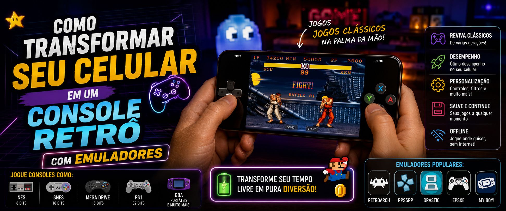 Como Transformar Seu Celular Em Um Console Retrô Com Emuladores