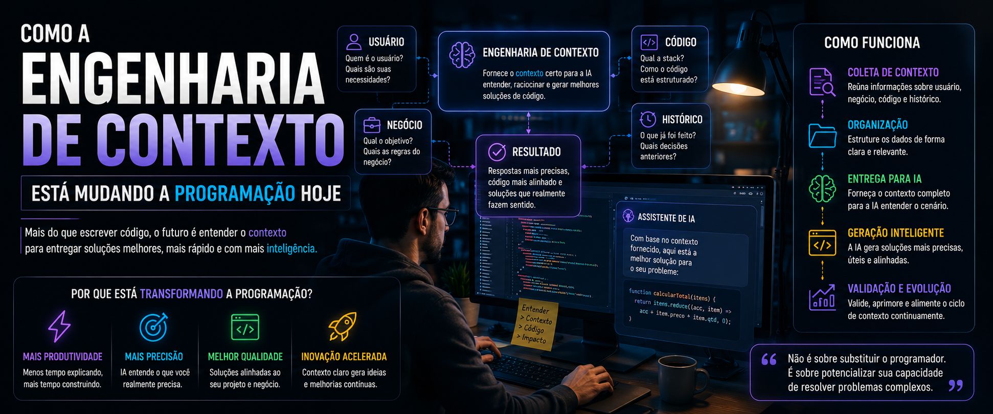 Como a Engenharia de Contexto Está Mudando a Programação Hoje