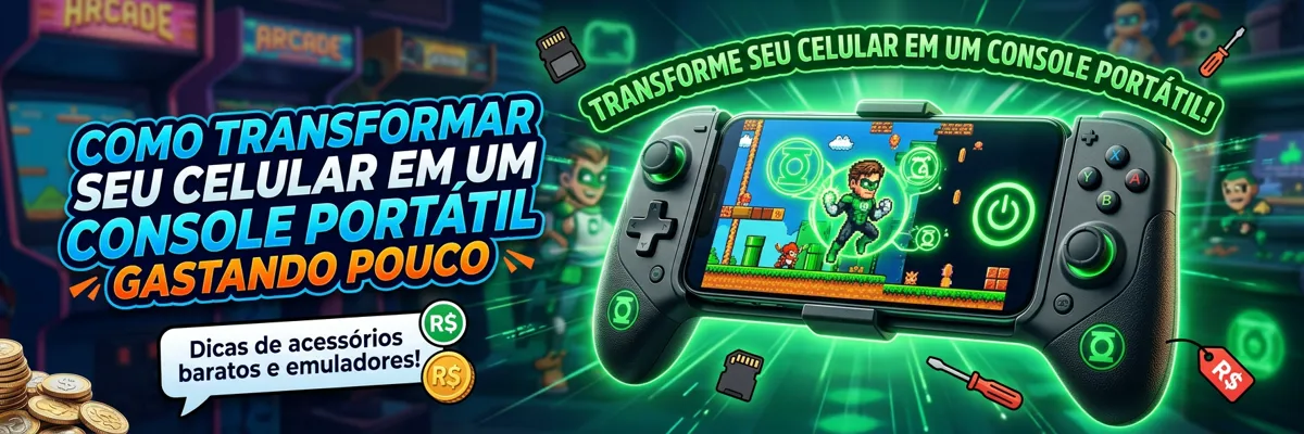 Como Transformar Seu Celular em um Console Portátil Gastando Pouco