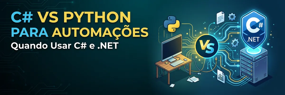 C# vs Python para Automações: Quando Usar C# e .NET