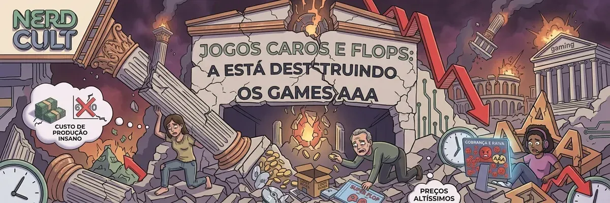 Jogos Caros e Flops: A Crise Que Está Destruindo os Games AAA