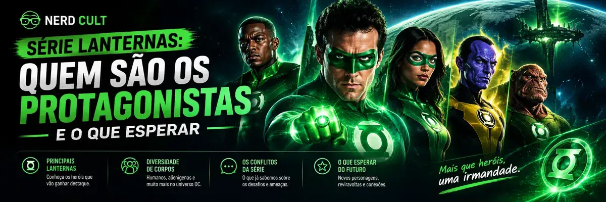 Série Lanternas: Quem São os Protagonistas e o Que Esperar