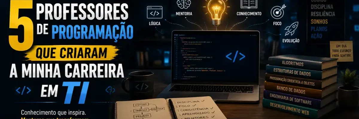 5 Professores de Programação Que Criaram a Minha Carreira em TI