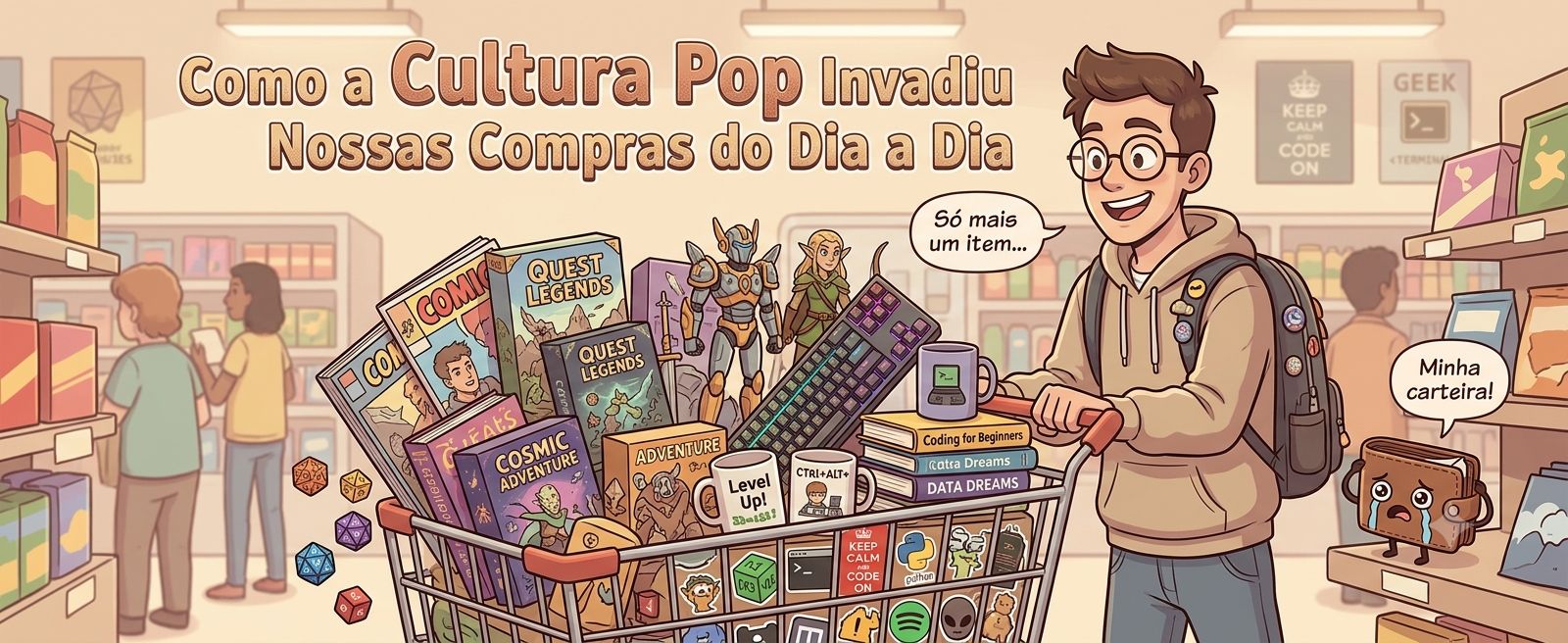 Como a Cultura Pop Invadiu Nossas Compras do Dia a Dia