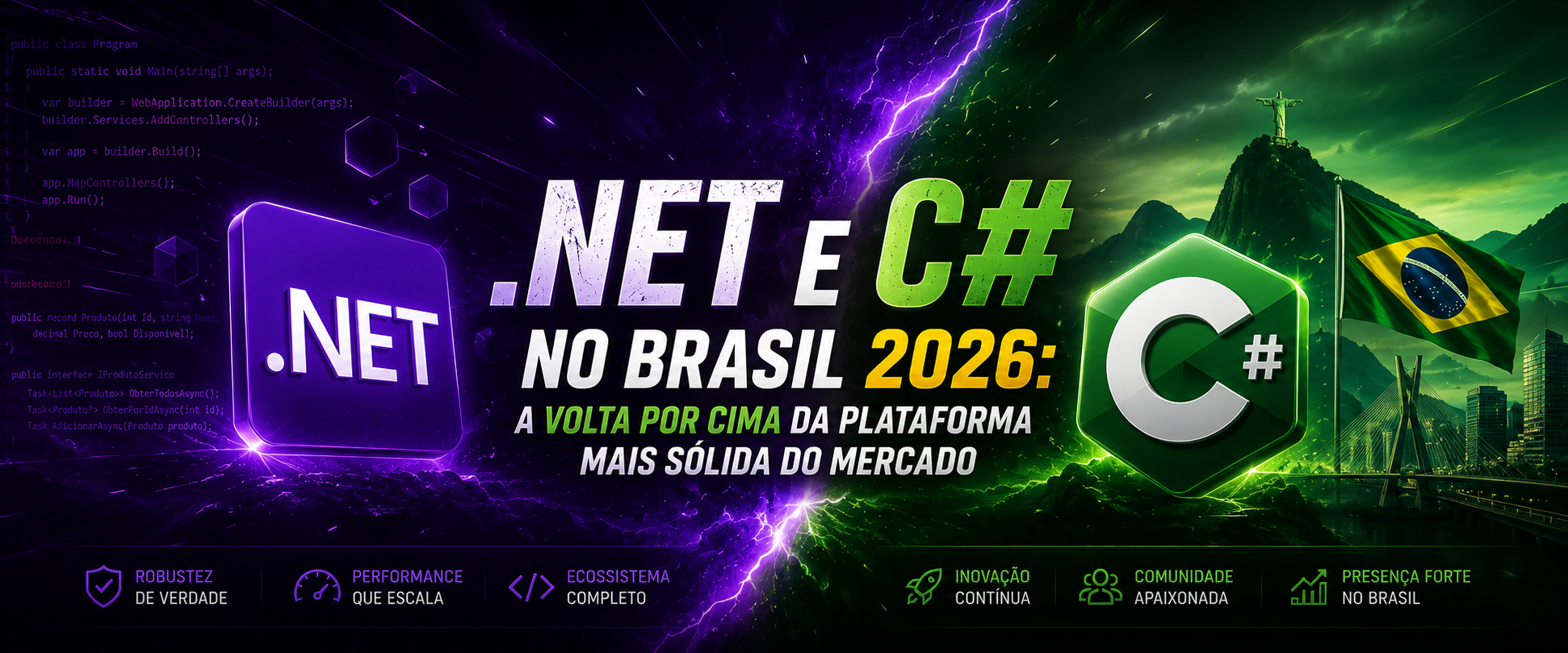 .NET e C# no Brasil 2026: A volta por cima da plataforma mais sólida do mercado